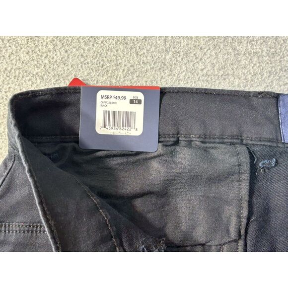 Gap Skinny Pants 14 Back Pockets Black Cotton Stretch New - Picture 11 of 12